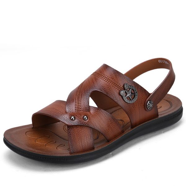 2017 new style summer-style dual purpose casual sandals anti-slip breathable sandals pu leather, Black
2017 new style summer-style dual purpose casual sandals anti-slip breathable sandals pu leather, Black