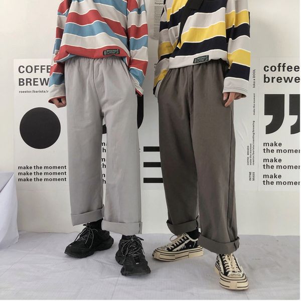 Nice Summer And Autumn Korean Version Of INS Trend Couple Straight Wide Leg Loose Simple Pocket Trousers / Dark Gray M-XL, Black
Nice Summer And Autumn Korean Version Of INS Trend Couple Straight Wide Leg Loose Simple Pocket Trousers / Dark Gray M-XL, Black