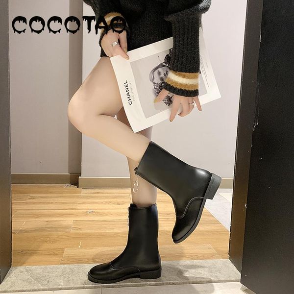 female web celebrity short boots vogue of new fund autumn joker thin in front zipper flat tube high help ins tide with heel, Black
female web celebrity short boots vogue of new fund autumn joker thin in front zipper flat tube high help ins tide with heel, Black