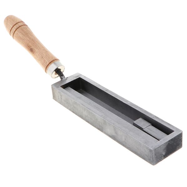 gold bar silver bar casting mold mould groove chisel jewelry casting tools with wooden handle, Slivery;golden
gold bar silver bar casting mold mould groove chisel jewelry casting tools with wooden handle, Slivery;golden