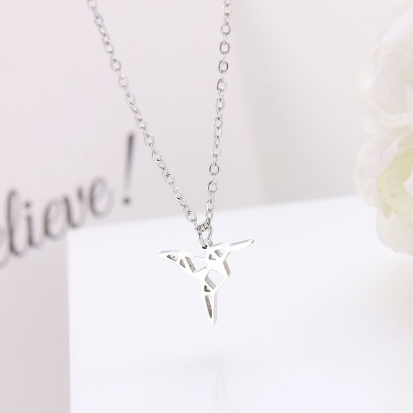 popular stainless steel necklaces hummingbird necklace women hollow bird animal pendants necklace engagement newelry for women, Silver
popular stainless steel necklaces hummingbird necklace women hollow bird animal pendants necklace engagement newelry for women, Silver