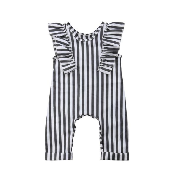 newborn infant girl sleeveless striped sleeve romper jumpsuit outfit baby clothing, Blue
newborn infant girl sleeveless striped sleeve romper jumpsuit outfit baby clothing, Blue