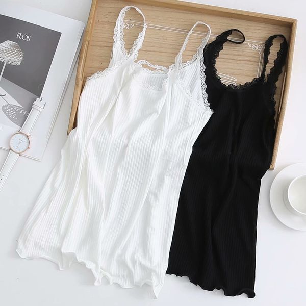 2019 лето новый стиль кружева камзол камзол нижнее белье шарада вязаная базовая рубашка футболка, Black;white 
2019 лето новый стиль кружева камзол камзол нижнее белье шарада вязаная базовая рубашка футболка, Black;white