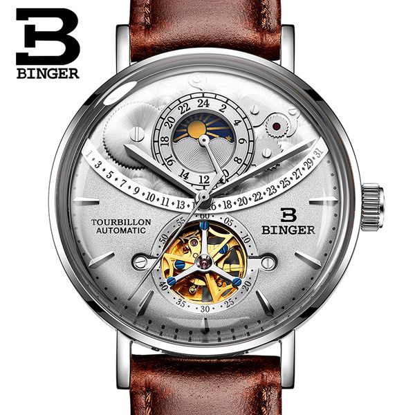 switzerland automatic watch men binger skeleton mechanical men watches fashion leather clock relogio masculino waterproof gray, Slivery;brown
switzerland automatic watch men binger skeleton mechanical men watches fashion leather clock relogio masculino waterproof gray, Slivery;brown