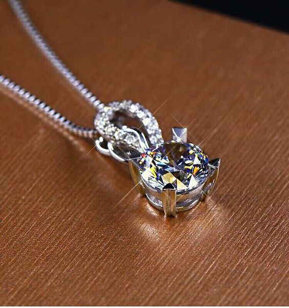 meibapj 1/2 s diamond pendant necklace for women real 925 solid silver fine wedding jewelry
meibapj 1/2 s diamond pendant necklace for women real 925 solid silver fine wedding jewelry