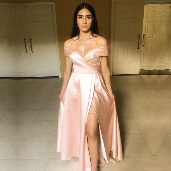 new arrival charming satin a line backless prom dresses deep v neck pageant formal long dress for party, Black
new arrival charming satin a line backless prom dresses deep v neck pageant formal long dress for party, Black