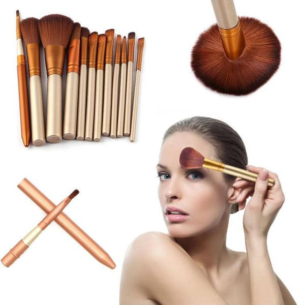 12pcs champagne makeup brushes set foundation beauty up brush contour eyeshadow concealer blending make cosmetic pow g1a7
12pcs champagne makeup brushes set foundation beauty up brush contour eyeshadow concealer blending make cosmetic pow g1a7