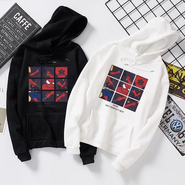 autumn new spiderman print funny jigsaw mens hoodies fashion loose plus cashmere 2019 clothes hip hop brief streetwear, Black
autumn new spiderman print funny jigsaw mens hoodies fashion loose plus cashmere 2019 clothes hip hop brief streetwear, Black