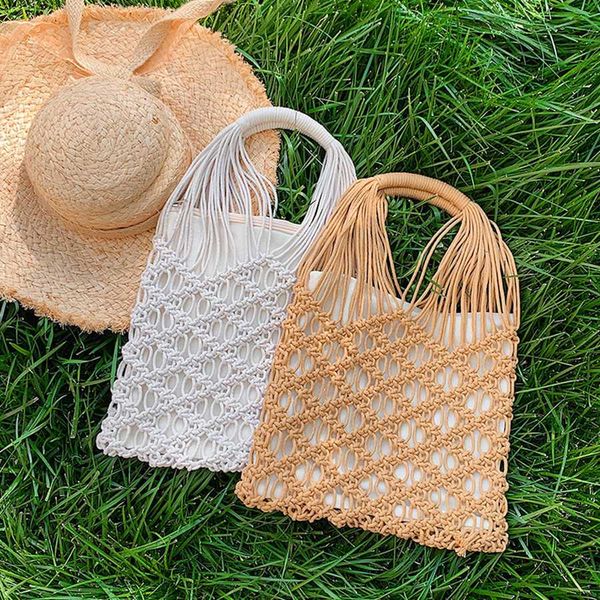 hollow out woven women's handbags fashion tassel hand-woven ladies totes designer summer seaside vacation beach bags for women
hollow out woven women's handbags fashion tassel hand-woven ladies totes designer summer seaside vacation beach bags for women