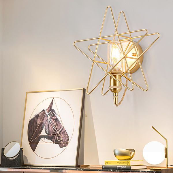 brass star wall light nordic aisle lamp staircase bedroom head of bed into the house wall lamps
brass star wall light nordic aisle lamp staircase bedroom head of bed into the house wall lamps