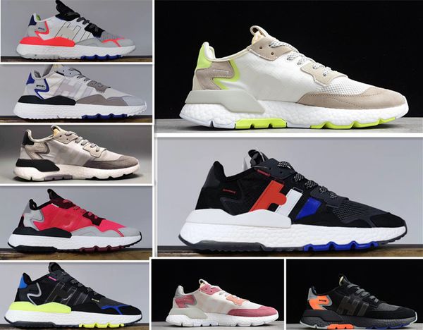 2019 luxury nite jogger reflective mens running shoes triple black white trace pink ice mint comfortable 3m mens sports sneakers size 5-11
2019 luxury nite jogger reflective mens running shoes triple black white trace pink ice mint comfortable 3m mens sports sneakers size 5-11