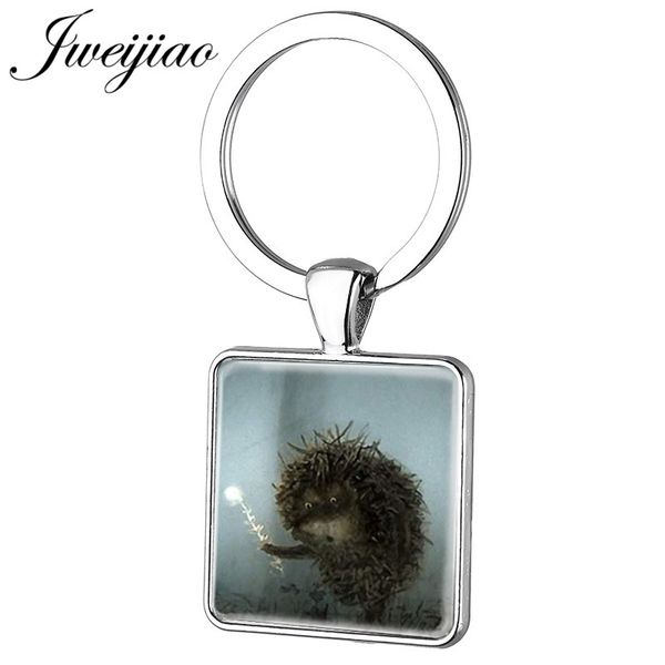 fashion cartoon animal hedgehog in the fog key chain keys ring handmade custom square glass cabochon jewelry gift hf16, Silver
fashion cartoon animal hedgehog in the fog key chain keys ring handmade custom square glass cabochon jewelry gift hf16, Silver