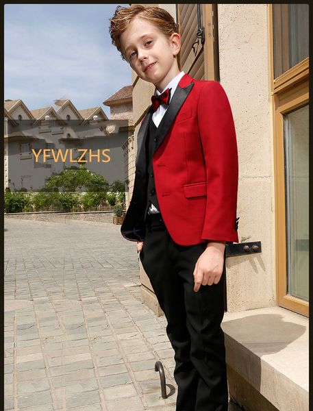 handsome two buttons peak lapel kid complete designer handsome boy wedding suit boys attire custommade jacketpantstievest a32, Black
handsome two buttons peak lapel kid complete designer handsome boy wedding suit boys attire custommade jacketpantstievest a32, Black