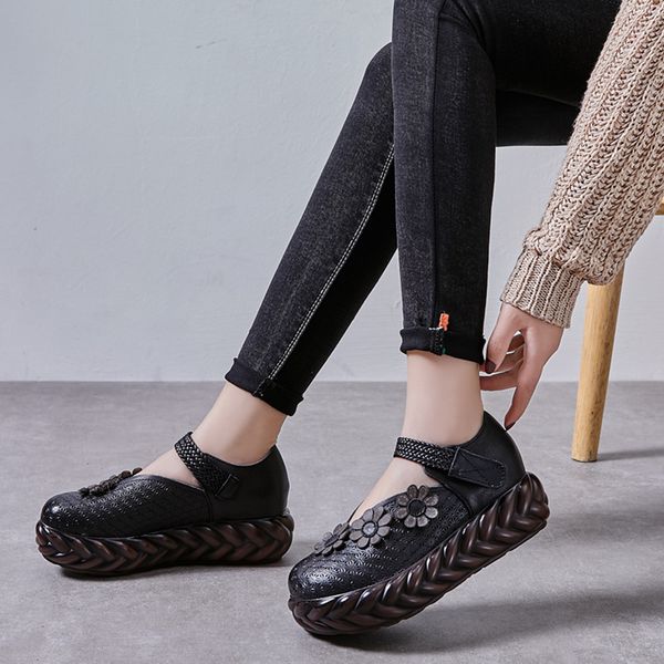 women leather pumps embroidery black wedge heels autumn shoes mary jane 2019 handmade genuine leather women pumps ankle strap
women leather pumps embroidery black wedge heels autumn shoes mary jane 2019 handmade genuine leather women pumps ankle strap