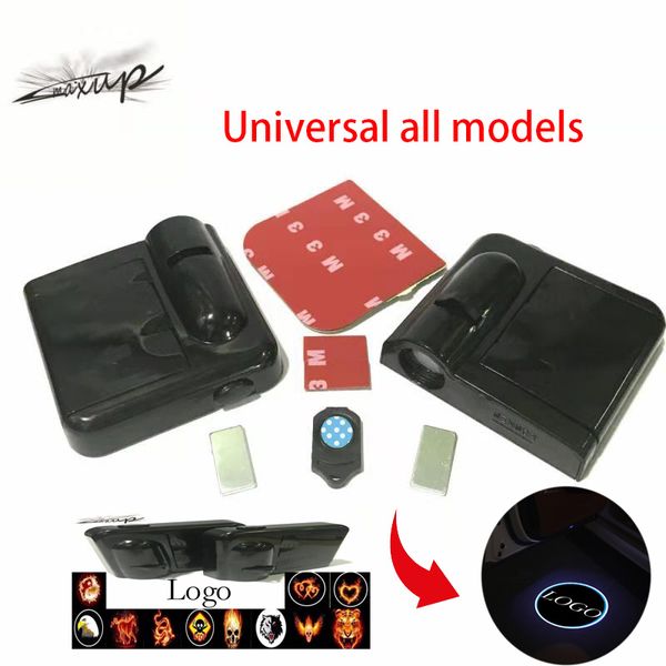 maxup 1pair fashion logo car door welcome light battery universal wireless laser reflector projector led lamp various styles
maxup 1pair fashion logo car door welcome light battery universal wireless laser reflector projector led lamp various styles