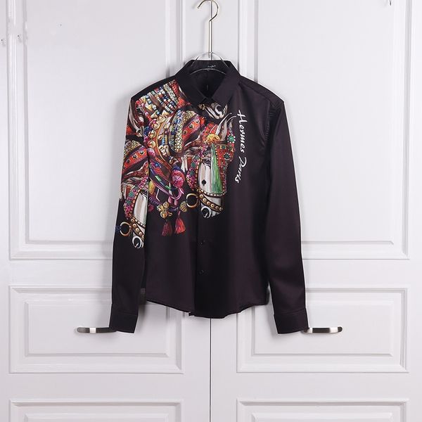 2019 new shirt fashion trend vintage british style casual shirt letter slim long sleeve stripe men shirts men clothing shirt size -2xl, White;black
2019 new shirt fashion trend vintage british style casual shirt letter slim long sleeve stripe men shirts men clothing shirt size -2xl, White;black