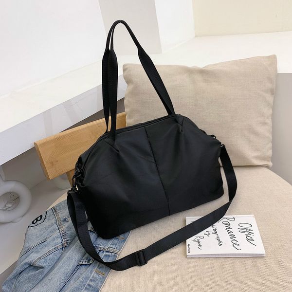 

new fashion canvas beach totes patchwork bag large mummy shopping bags kids handbags with lining inside outdoor bags 3 colors, Black
