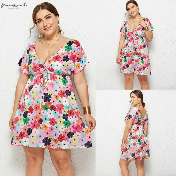 plus size summer clothes for women slim dresses summer 2020 floral print cross pleated dress vestidos robe femme g6, Black;gray
plus size summer clothes for women slim dresses summer 2020 floral print cross pleated dress vestidos robe femme g6, Black;gray
