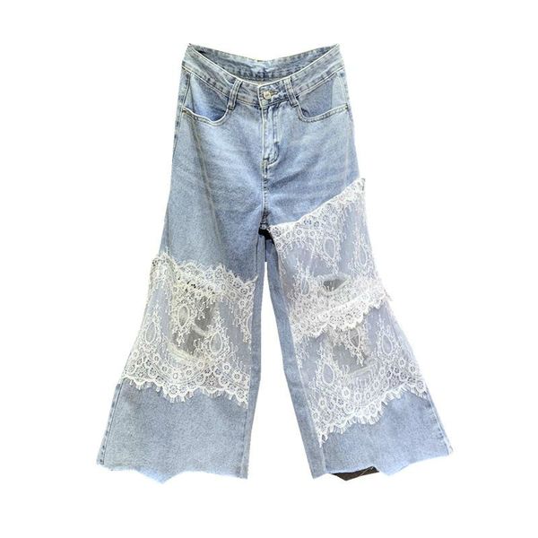 tvvovvin women pant women jeans lace patchwork flare pants irregular high waist vintage denim jeans womens 2019 new v329, Blue
tvvovvin women pant women jeans lace patchwork flare pants irregular high waist vintage denim jeans womens 2019 new v329, Blue