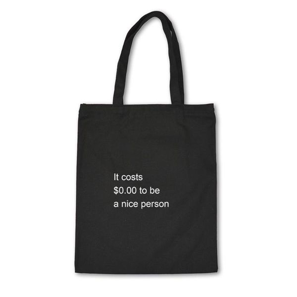 to be a nice man print ladies handbags cloth canvas tote bag cotton shopping women eco reusable shoulder shopper bags letter
to be a nice man print ladies handbags cloth canvas tote bag cotton shopping women eco reusable shoulder shopper bags letter