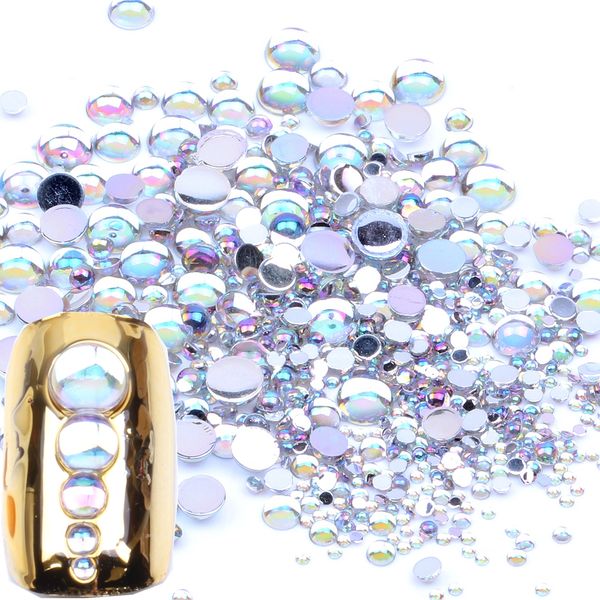 nail strass 6g 1500pcs 6 sizes rhinestones half round crystal ab flat back nail rhinestone 3d art decoration diy tool, Silver;gold
nail strass 6g 1500pcs 6 sizes rhinestones half round crystal ab flat back nail rhinestone 3d art decoration diy tool, Silver;gold