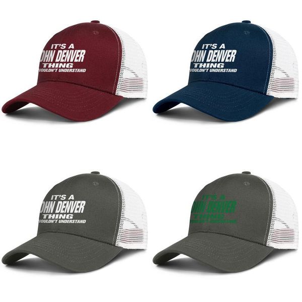 it's a john denver thing mens and womens adjustable trucker meshcap designer fashion baseball cute trendy baseballhats you wouldn, Blue;gray
it's a john denver thing mens and womens adjustable trucker meshcap designer fashion baseball cute trendy baseballhats you wouldn, Blue;gray