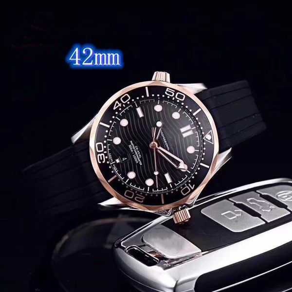 2020 42mm men's watch multifunction movement pin buckle blue black strap fashion watch, Slivery;brown
2020 42mm men's watch multifunction movement pin buckle blue black strap fashion watch, Slivery;brown