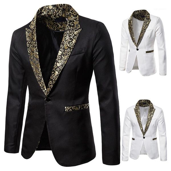 slim printed wedding mens suits single button long sleeve lapel neck mens clothing mens designer blazers, White;black
slim printed wedding mens suits single button long sleeve lapel neck mens clothing mens designer blazers, White;black