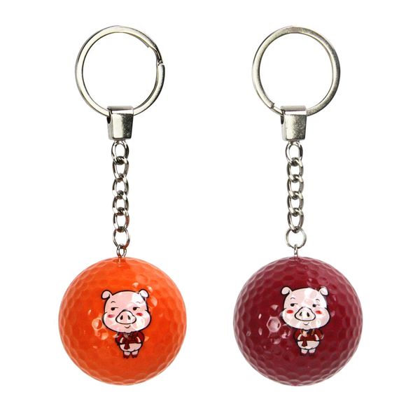 2-pack cute golf keychain keyring pendant golf ball key chain ring gift for men women
2-pack cute golf keychain keyring pendant golf ball key chain ring gift for men women