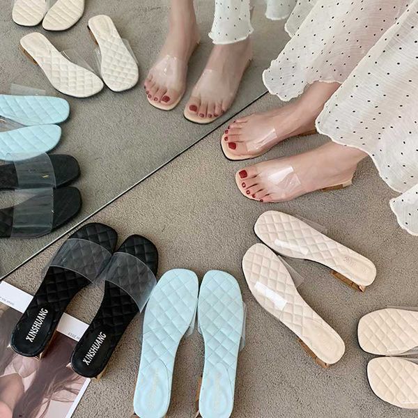 slippers casual female shoes slides square heel med transparent heel 2020 soft block summer rubber pu rome hoof heels, Black
slippers casual female shoes slides square heel med transparent heel 2020 soft block summer rubber pu rome hoof heels, Black