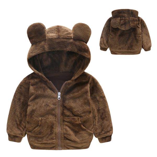 baby girl clothes cute bear plush kids jacket winter thicken warm girls coat zipper hooded baby jacket 1-4 year old boys clothes, Blue;gray
baby girl clothes cute bear plush kids jacket winter thicken warm girls coat zipper hooded baby jacket 1-4 year old boys clothes, Blue;gray