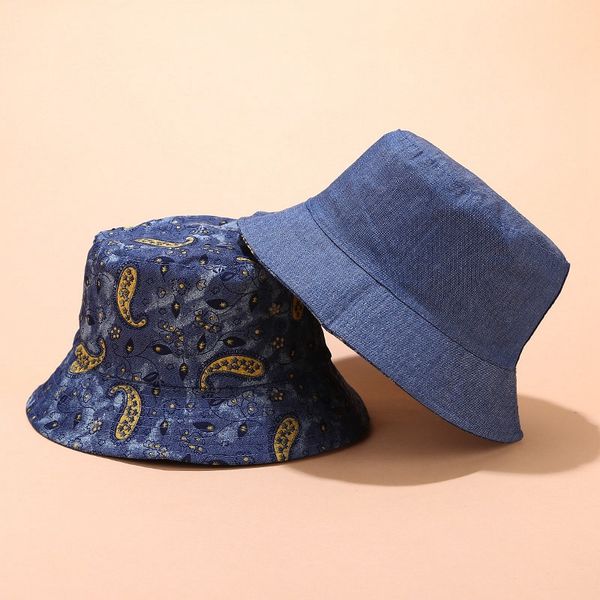 women hat new retro washed denim basin cap ladies street trend cashew flower fisherman hat four seasons universal bucket sun
women hat new retro washed denim basin cap ladies street trend cashew flower fisherman hat four seasons universal bucket sun