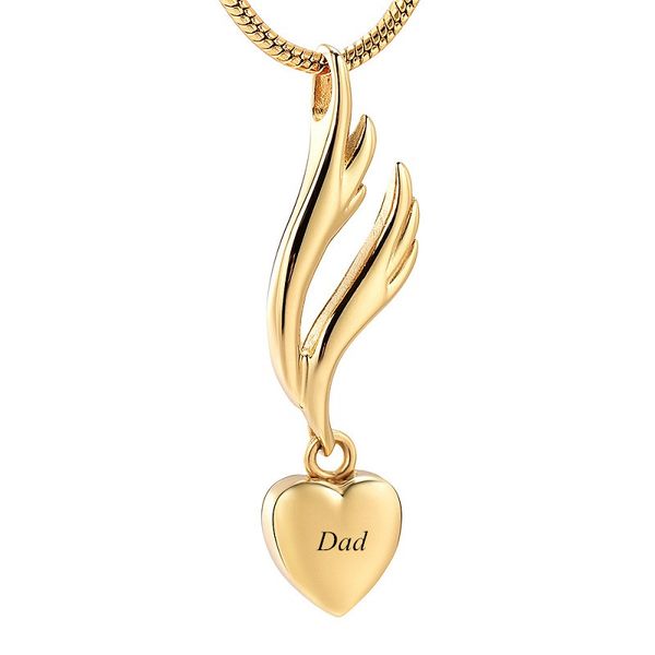 ijd9950 lashtite pendant by gold wing cremation pendant for ashes urn custom engraved casket keepsake memorial necklace jewelry, Silver
ijd9950 lashtite pendant by gold wing cremation pendant for ashes urn custom engraved casket keepsake memorial necklace jewelry, Silver