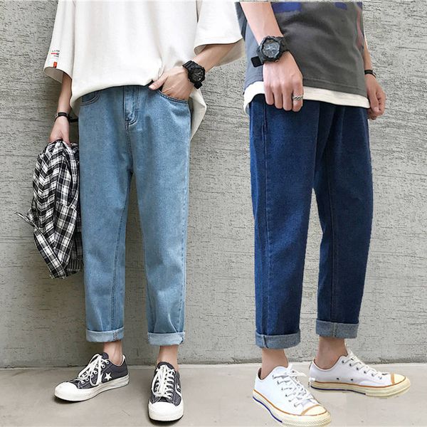 summer jeans for mens loose pants classic jeans male denim designer trousers casual skinny straight elasticity pants, Blue
summer jeans for mens loose pants classic jeans male denim designer trousers casual skinny straight elasticity pants, Blue