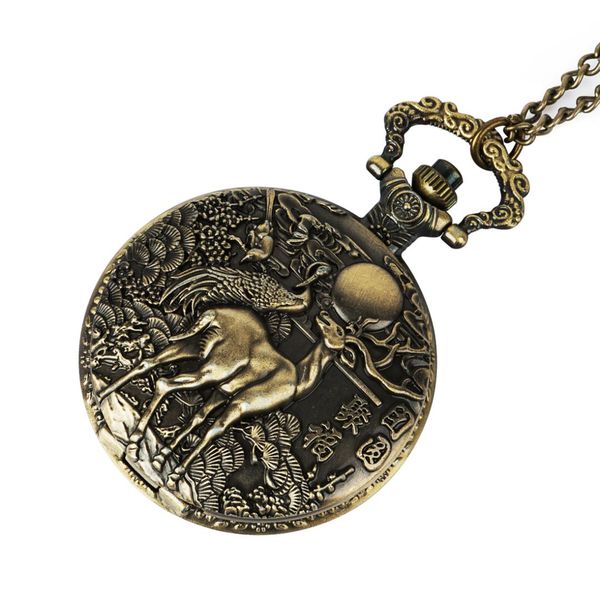 vintage bronze deer mehcanical pocket watch men steampunk hollow skeleton fob hand watch chain neckalce black gift, Slivery;golden
vintage bronze deer mehcanical pocket watch men steampunk hollow skeleton fob hand watch chain neckalce black gift, Slivery;golden