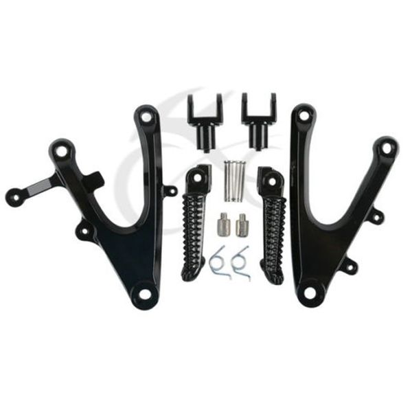 motorcycle black/silver front rider footrests bracket foot pegs for yamaha yzf r1 2004 2005 2006
motorcycle black/silver front rider footrests bracket foot pegs for yamaha yzf r1 2004 2005 2006