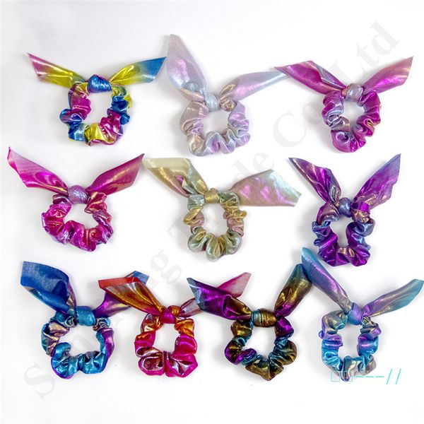 5pcs/lot laser rabbit ears women scrunchie elastic hair band ties rope trendy bunny ear ponytail holder scrunchies hair accessories c121803, Silver
5pcs/lot laser rabbit ears women scrunchie elastic hair band ties rope trendy bunny ear ponytail holder scrunchies hair accessories c121803, Silver