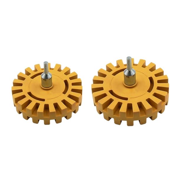 2pcs 4 inch decal removal eraser wheel tool kit for removing pinstripes, stickers, adhesive vinyl decals from cars, rvs, boats a
2pcs 4 inch decal removal eraser wheel tool kit for removing pinstripes, stickers, adhesive vinyl decals from cars, rvs, boats a