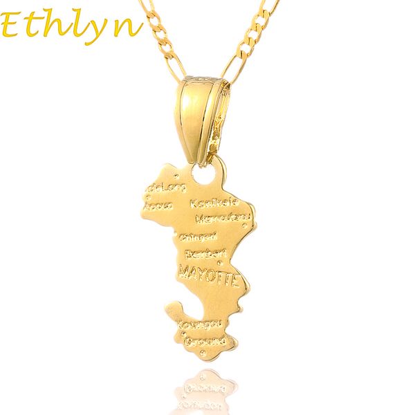 ethlyn mayotte map pendant & necklace for women & men gold color jewelry map for mahore people p36, Silver
ethlyn mayotte map pendant & necklace for women & men gold color jewelry map for mahore people p36, Silver