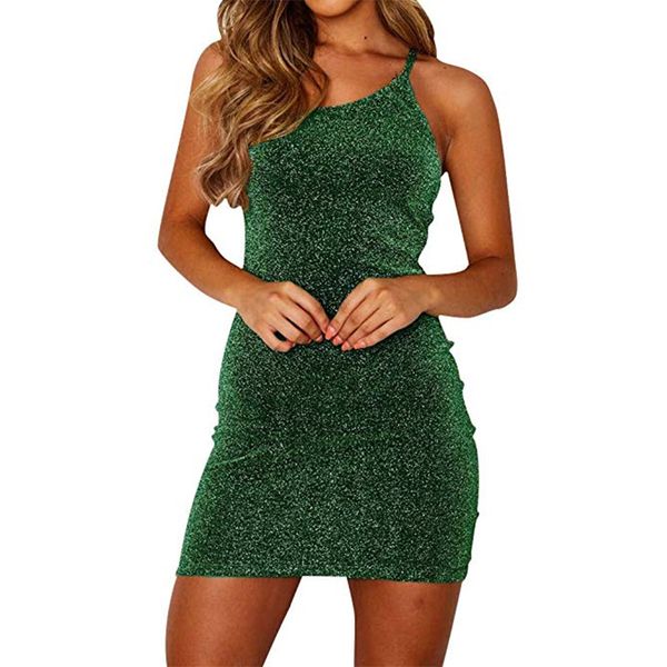2020 summer backless party dress fashion oblique collar sleeveless bodycon slim hip mini dress girl buling shining vestidos, Black;gray
2020 summer backless party dress fashion oblique collar sleeveless bodycon slim hip mini dress girl buling shining vestidos, Black;gray