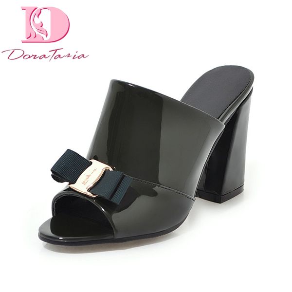 doratasia 2018 large size 34-43 square high heels summer mules pumps shoes women fashion lady footwear, Black
doratasia 2018 large size 34-43 square high heels summer mules pumps shoes women fashion lady footwear, Black