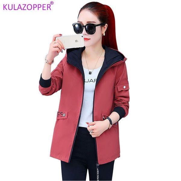 kulazopper loose short hooded jackets female 2019 new spring and autumn korean jacket casual wild woman basic jacket zh018, Black;brown
kulazopper loose short hooded jackets female 2019 new spring and autumn korean jacket casual wild woman basic jacket zh018, Black;brown