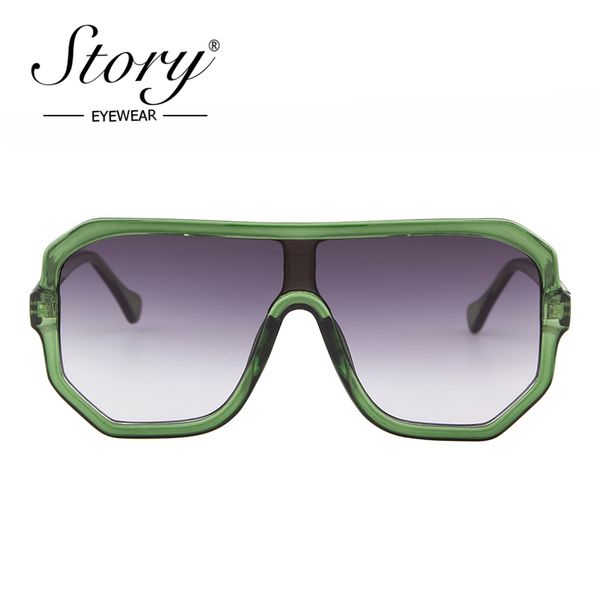 story retro oversized sunglasses women men 2019 designer vintage green big frame ploygon sun glasses shades s2070, White;black
story retro oversized sunglasses women men 2019 designer vintage green big frame ploygon sun glasses shades s2070, White;black