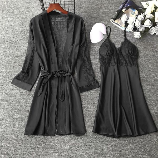 plus size 3xl 2020 women pajamas sets satin sleepwear silk 2 pieces nightwear pyjama spaghetti strap lace sleep lounge pijama lw, Black;red
plus size 3xl 2020 women pajamas sets satin sleepwear silk 2 pieces nightwear pyjama spaghetti strap lace sleep lounge pijama lw, Black;red