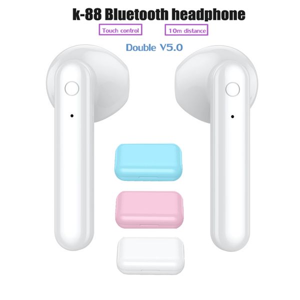 k88 tws wireless bluetooth 5.0 headset handssport portable mini earphone touch control stereo earbud
k88 tws wireless bluetooth 5.0 headset handssport portable mini earphone touch control stereo earbud