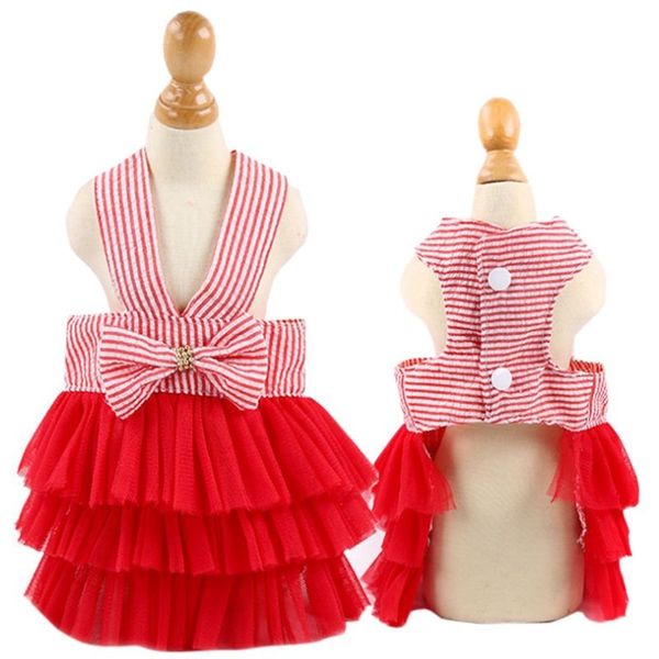 Striped Dog Clothes Bow Skirt Pet Clothes Apparel Sweet Dog Clothing For Small Medium Dogs Cute XS-XXL, White blue
Striped Dog Clothes Bow Skirt Pet Clothes Apparel Sweet Dog Clothing For Small Medium Dogs Cute XS-XXL, White blue