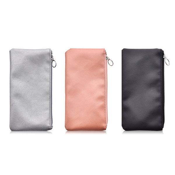 faux leather cosmetic bags 3 colors pink black silver make brushes bag beauty supplies high quality
faux leather cosmetic bags 3 colors pink black silver make brushes bag beauty supplies high quality