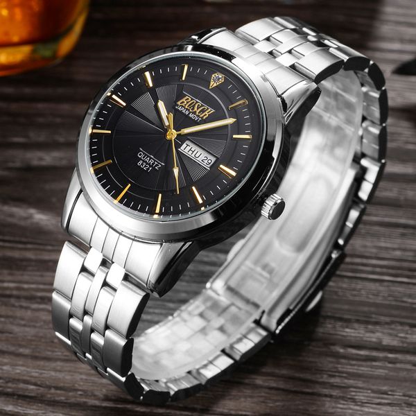bosck brand wrist watch men waterproof watches shockproof horloge mannen auto week date calendar relogio quartz saat man, Slivery;brown 
bosck brand wrist watch men waterproof watches shockproof horloge mannen auto week date calendar relogio quartz saat man, Slivery;brown