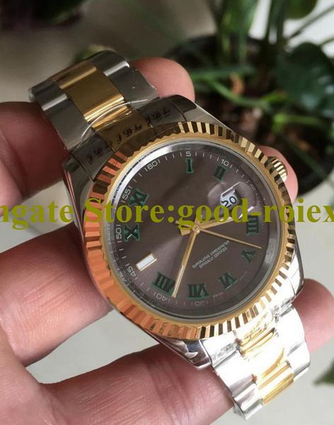 3 style crystal watch men's asia mechanical watches wimbledon dial 126333 gold flute bezelmen 116333 sapphire 126301 datejust wristwatc, Slivery;brown
3 style crystal watch men's asia mechanical watches wimbledon dial 126333 gold flute bezelmen 116333 sapphire 126301 datejust wristwatc, Slivery;brown