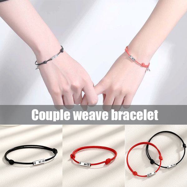 2pcs пара браслет веревка плетеный расстояние магнитные украшения lover kit магнитные браслеты регулируемый nyz магазин, White
2pcs пара браслет веревка плетеный расстояние магнитные украшения lover kit магнитные браслеты регулируемый nyz магазин, White